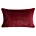 Poszewka na poduszkę 30x50 cm bordowa z miękkiej futrzanej tkaniny NINA Eurofirany