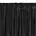 Zasłona czarna zdobiona futerkiem 140x270 cm taśma MARION Eurofirany