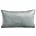 Poduszka 30 x 50 cm welwetowa stalowa z kontrastującą lamówką GAJA 3 Eurofirany