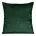 Poszewka na poduszkę 45x45 cm welwetowa o delikatnym połysku gładka ciemnozielona GAJA 1 Eurofirany