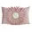 Poszewka na poduszkę 30 x 50 cm z welwetu kolor pudrowo, kremowy zdobiona kwiatem 3D FLORES 3 Eurofirany