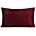 Poszewka na poduszkę  40x60 cmz szenilowej tkaniny bordowa o widocznym ozdobnym splocie Eva Minge Elegan Eurofirany