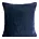 Poszewka na poduszkę 60x60 cm granatowa z miękkiej futrzanej tkaniny NINA Eurofirany