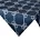 Bieżnik na stół granatowo, biały 85x85 cm wodoodporny GARDEN na taras oraz balkon w stylu marynistycznym