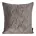 Poszewka na poduszkę 45x45 cm welwetowa pikowana metodą tradycyjnego szycia, wz&oacute;r w stylu art deco ciemnobeżowa RIA 2 EUROFIRANY PREMIUM