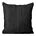 Poszewka na poduszkę 45x45 cm jedwabista z drobnym plecionym wzorem czarna AKRYL 3 Eurofirany