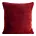 Poszewka na poduszkę 60x60 cm bordowa z miękkiej futrzanej tkaniny NINA Eurofirany