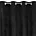 Zasłona czarna z wytłaczanego welwetu 140x250 cm przelotka LILI Eurofirany
