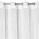Zasłona biała zdobiona futerkiem 140x250 cm przelotka MARION Eurofirany