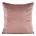 Poszewka na poduszkę 45x45 cm welwetowa, ciemnoróżowa o delikatnym połysku z ozdobną lamówką GAJA 2 Eurofirany
