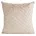 Poszewka na poduszkę 45x45 cm beżowa futrzana z wytłaczanym wzorem KATE Eurofirany