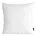 Poszewka na poduszkę 45x45 cm welwetowa z ozdobnym geometrycznym przeszywanym wzorem biała NALA EUROFIRANY PREMIUM