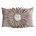 Poszewka na poduszkę 30 x 50 cm z welwetu kolor beżowy zdobiona kwiatem 3D FLORES 3 Eurofirany