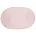 Podkładka owalna na stół pudrowo różowa 30 x 45 cm JUDY 2 pleciona