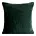 Poszewka na poduszkę 60x60 cm ciemnozielona z miękkiej futrzanej tkaniny NINA Eurofirany