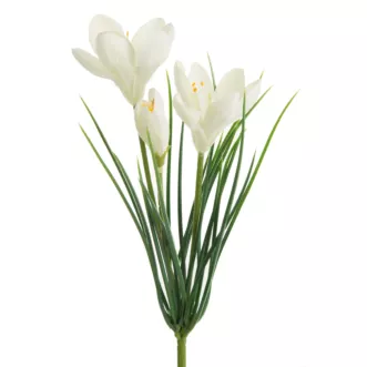 Kwiat sztuczny krokus kremowy 30 cm