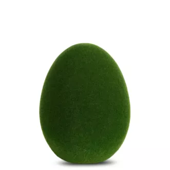 Wielkanocna figurka w kształcie jajka o strukturalnym meszkowym wykończeniu Eurofirany