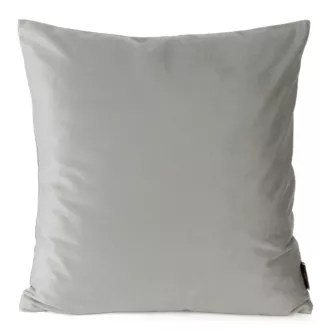Poszewka na poduszkę 45x45 cm welwetowa srebrna ELORA EUROFIRANY PREMIUM