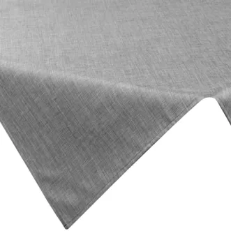 Obrus na stół 85x85 cm srebrny wodoodporny - KATE Eurofirany