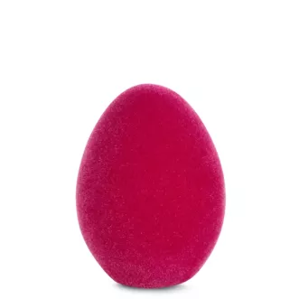 Wielkanocna figurka w kształcie jajka o strukturalnym meszkowym wykończeniu Eurofirany