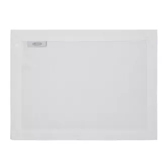 Komplet serwet 4 szt białych 30x40 cm STELLA 2 zdobiony listwą