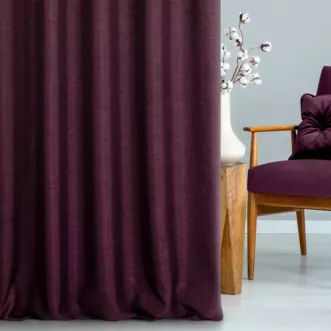 Tkanina zasłonowa zaciemniająca z delikatnym efektem melanżu Eurofirany