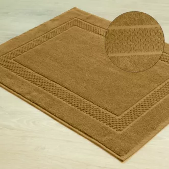 Caleb miękki dywanik łazienkowy z bawełny z ozdobnym wzorem Eurofirany