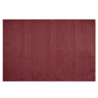 Komplet 4 szt. serwetek bordowych 30x40 cm przetykane błyszczącą nicią - GLAMO Eurofirany