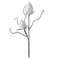 Sztuczny kwiat dekoracyjny KARCZOCH biały Eurofirany