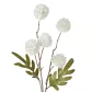 Kwiat sztuczny dekoracyjny CHRYZANTEMA biała Eurofirany