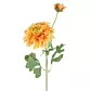 Kwiat sztuczny dekoracyjny DALIA żółty Eurofirany
