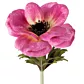 Kwiat sztuczny dekoracyjny ANEMON różowy Eurofirany
