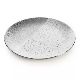 Patera dekoracyjna MILO zdobiona imitacją granitu Eurofirany