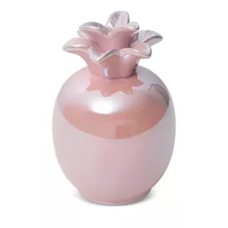 Figurka ceramiczna SIMONA 1 różowy ananas Eurofirany