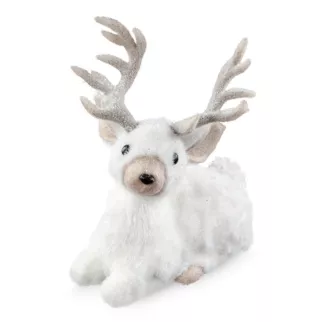 JELEŃ zimowa figurka świąteczna Eurofirany