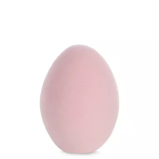 Wielkanocna figurka w kształcie jajka o strukturalnym meszkowym wykończeniu Eurofirany