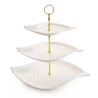 Trzypoziomowa patera dekoracyjna NINA Eurofirany