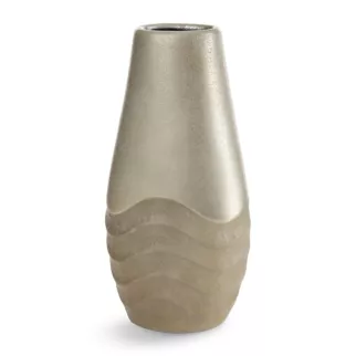 Wazon dekoracyjny SANI zdobiona falistym wzorem Eurofirany