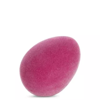 Wielkanocna figurka w kształcie jajka o strukturalnym meszkowym wykończeniu Eurofirany