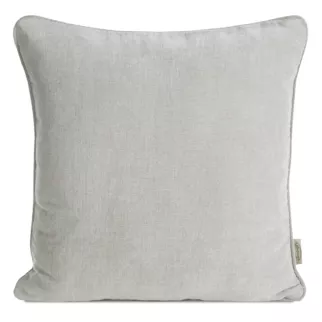 Poszewka na poduszkę 45x45 cm szenilowa, jasnobeżowa NILO Eurofirany