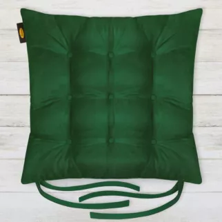 ADORE dwustronna welurowa poduszka siedziskowa na krzesło z dziewięcioma pikowaniami Eurofirany