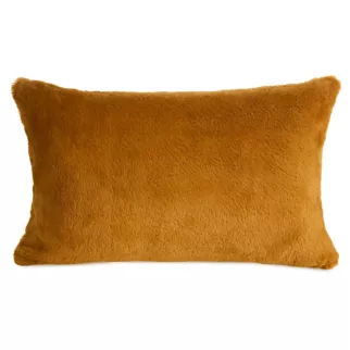 Poszewka na poduszkę 30x50 cm miodowa z miękkiej futrzanej tkaniny NINA Eurofirany