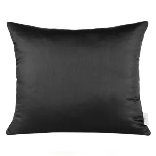 Poszewka na poduszkę 50x70 cm z satyny bawełnianej czarna DINA Eurofirany