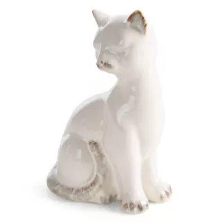 Figurka dekoracyjna kot kremowa 12x9x20 cm AVANI Eurofirany