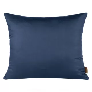 Poszewka na poduszkę 50x70 cm z satyny bawełnianej ciemnoniebieska NOVA Eurofirany