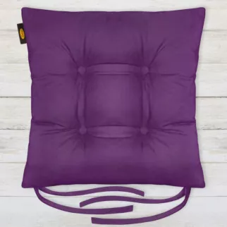 ADORE Dwustronna welurowa poduszka siedziskowa na krzesło Eurofirany