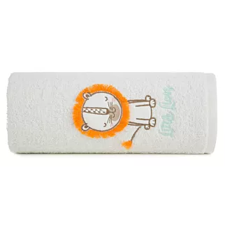 BABY 45 bawełniany ręcznik kąpielowy z motywem lwa Eurofirany