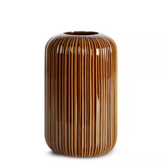 Wazon ceramiczny TORI w tłoczone prążki Eurofirany
