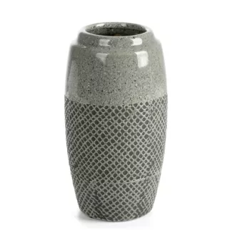 Wazon dekoracyjny stalowy w nowoczesnej stylistyce 13x25 cm NORI Eurofirany