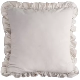 Poszewka na poduszkę 45x45 cm bawełniana z ozdobną falbanką Eurofirany